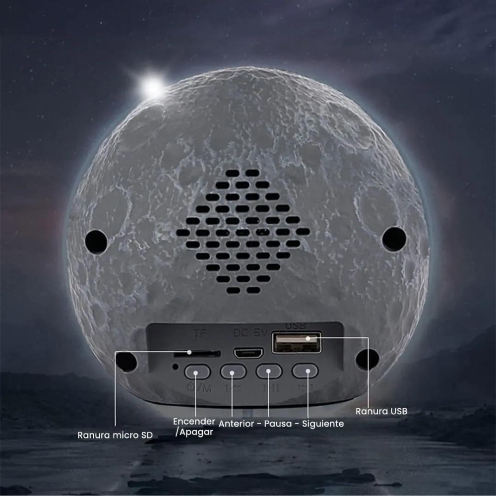 Miniatura 5 de Lámpara Parlante Bluetooth Astronaut Flo